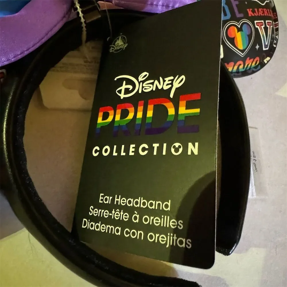 Disney Parks Mickey Mouse Pride Love Ear Headband Unisex Adult